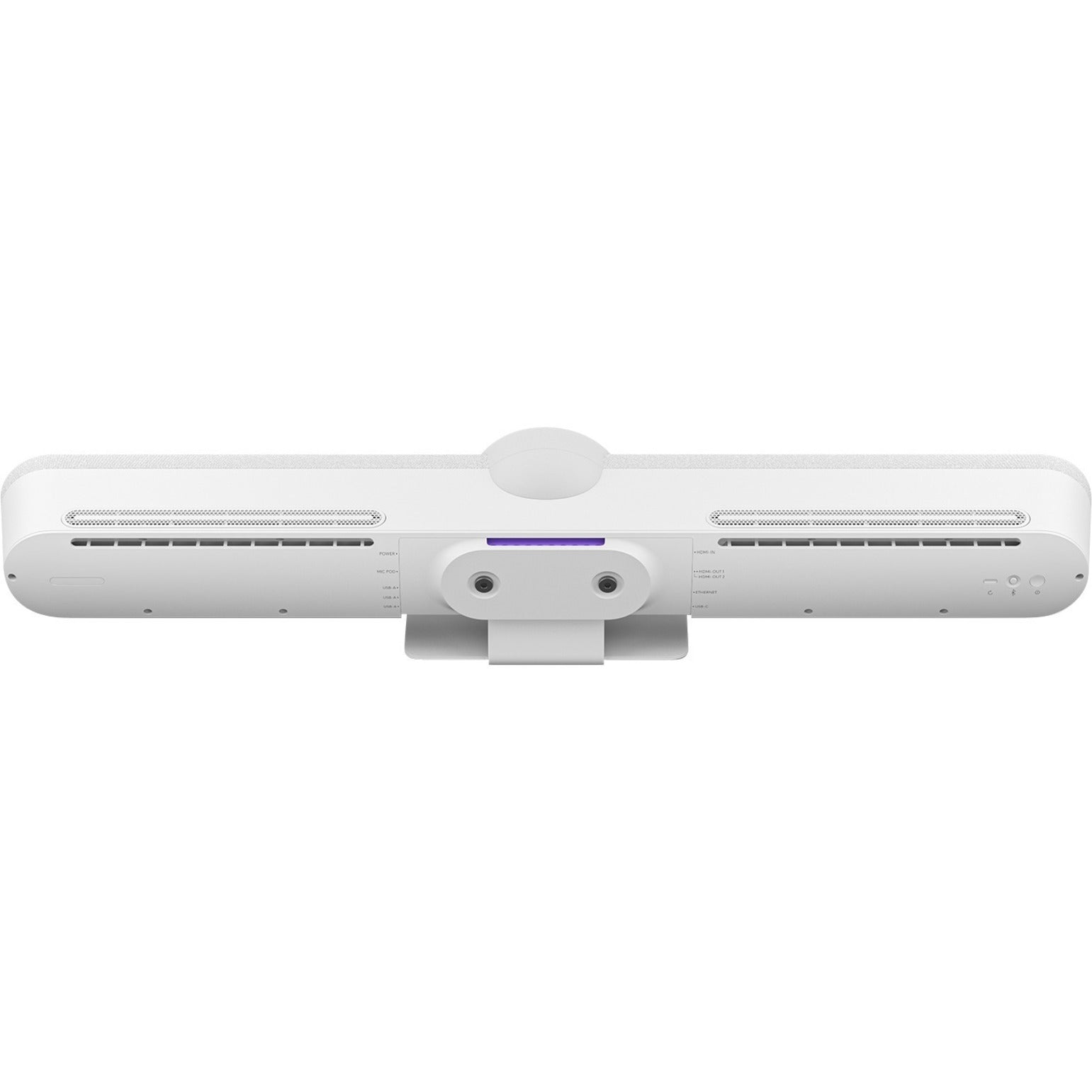 Logitech 960-001348 Rally Bar Mini - White, Video Conferencing Camera, 4x Digital Zoom, 2 Year Limited Warranty