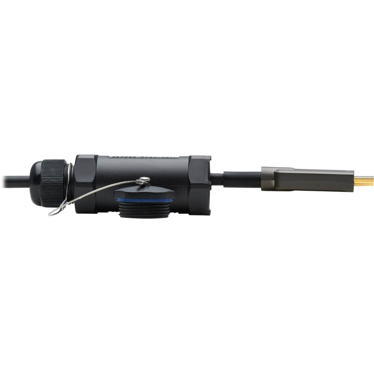 Tripp Lite P568FA-50M-W Fiber Optic Audio/Video Cable, Armored HDMI, 164.04 ft, 18 Gbit/s, 3840 x 2160, Gold Plated