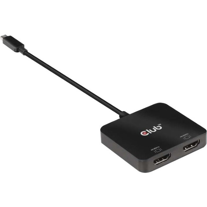 Club 3D CSV-1556 USB Type C MST Hub to Dual HDMI 4K60Hz M/F, Environmentally Friendly, RoHS Certified