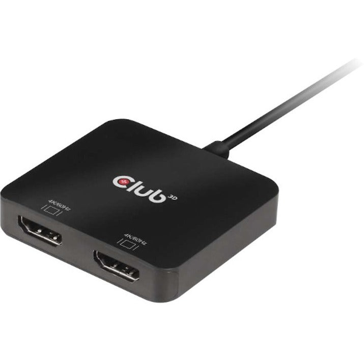 Club 3D CSV-1556 USB Type C MST Hub to Dual HDMI 4K60Hz M/F, Environmentally Friendly, RoHS Certified