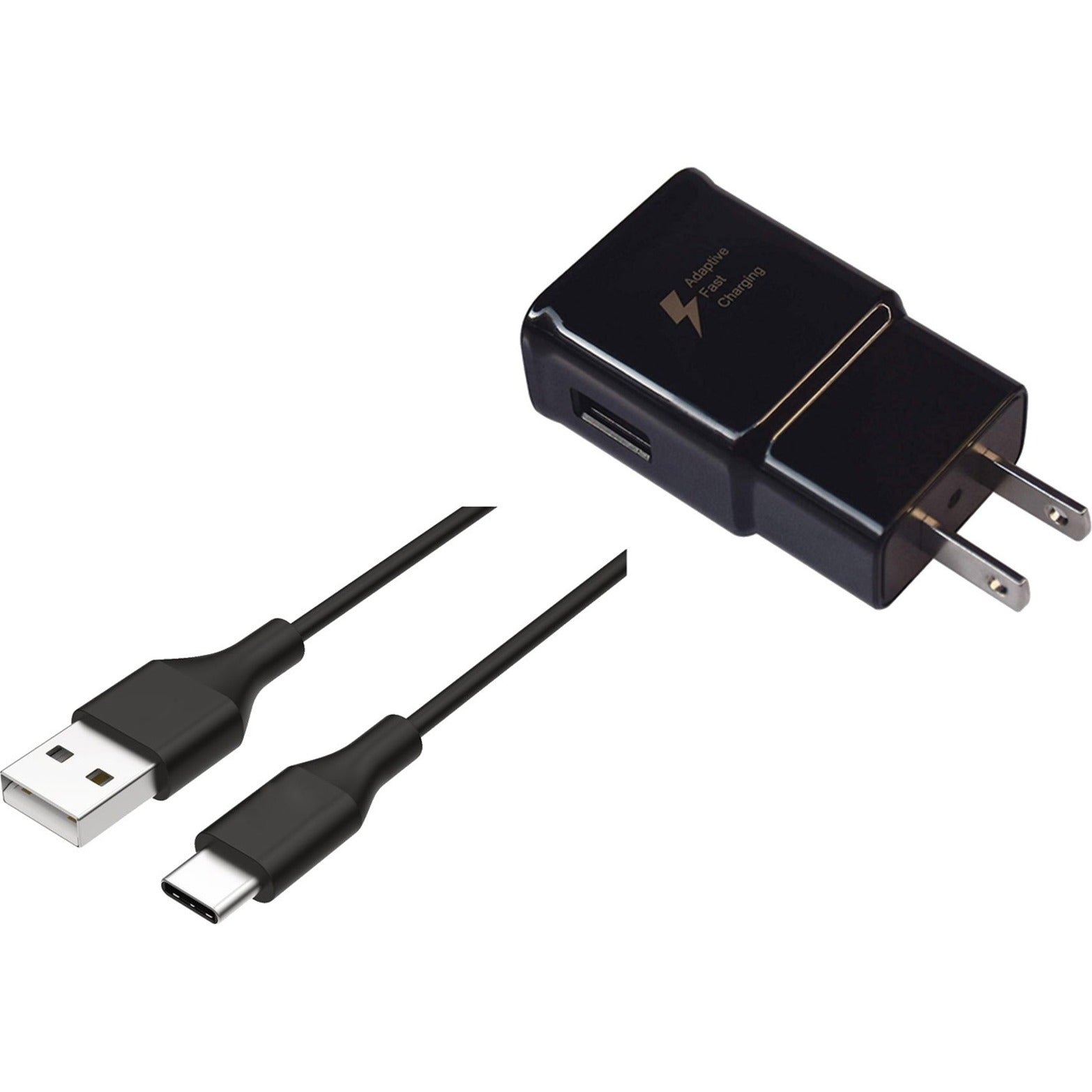 4XEM 4XSAMKITUSBCB3 Samsung USB-C 3FT Charger Kit (Black), 3ft Cable, 1 Year Warranty