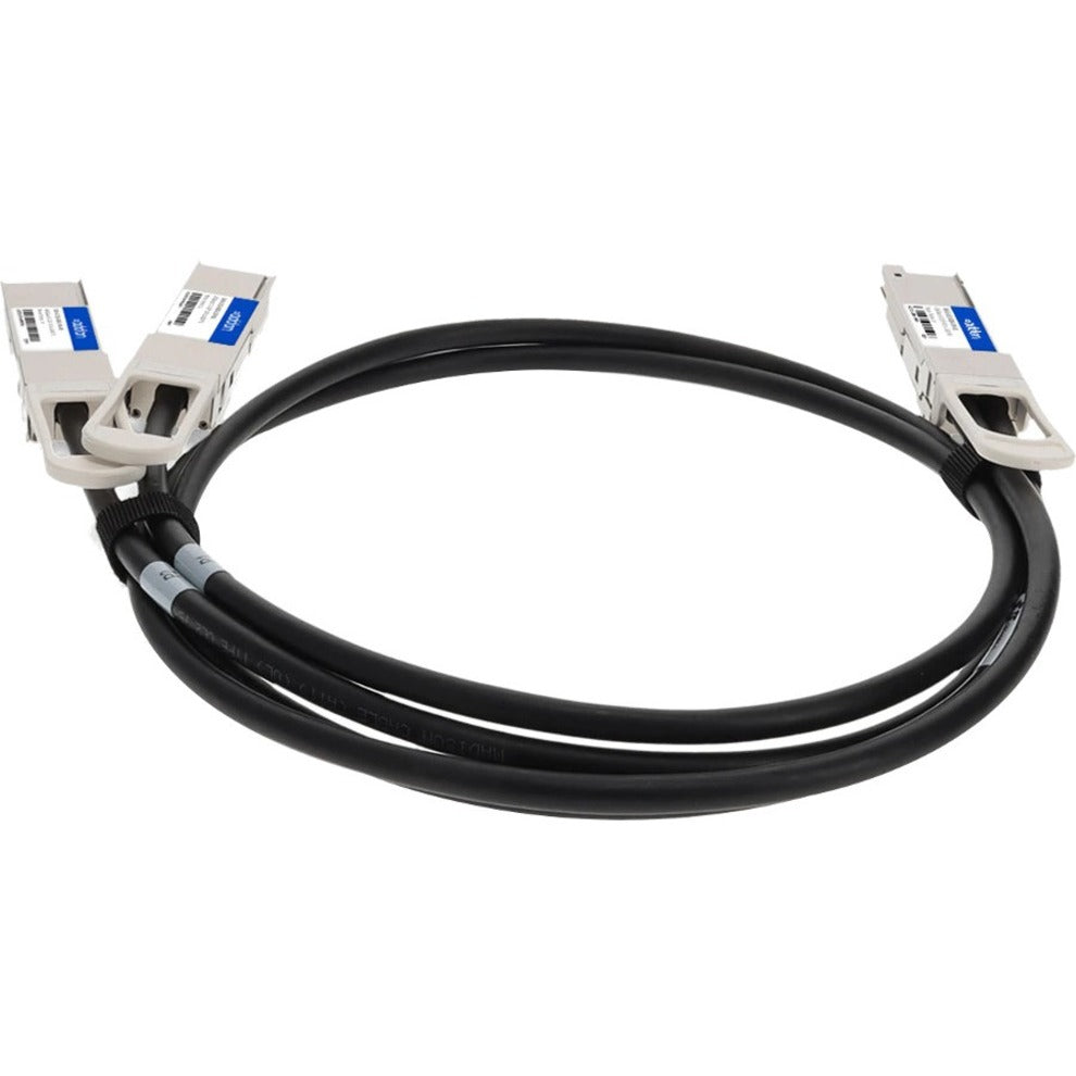 AddOn CAB-D-2Q-400G-1M-AO Twinaxial Network Cable, 3.28 ft, 400 Gbit/s, TAA Compliant