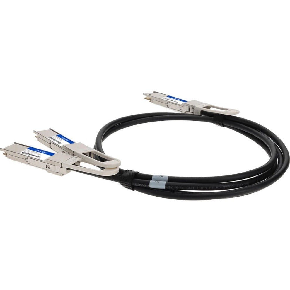 AddOn CAB-D-2Q-400G-1M-AO Twinaxial Network Cable, 3.28 ft, 400 Gbit/s, TAA Compliant