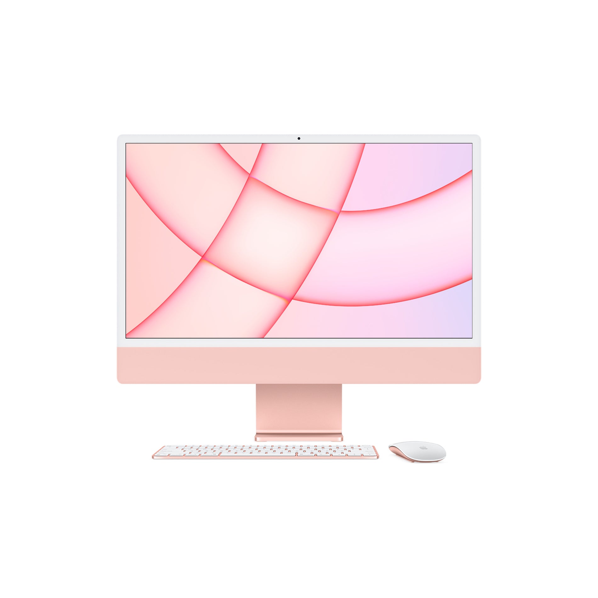 Apple MGPM3LL/A iMac with Retina 4.5K display, M1, 8GB Memory, 256GB SSD, Pink
