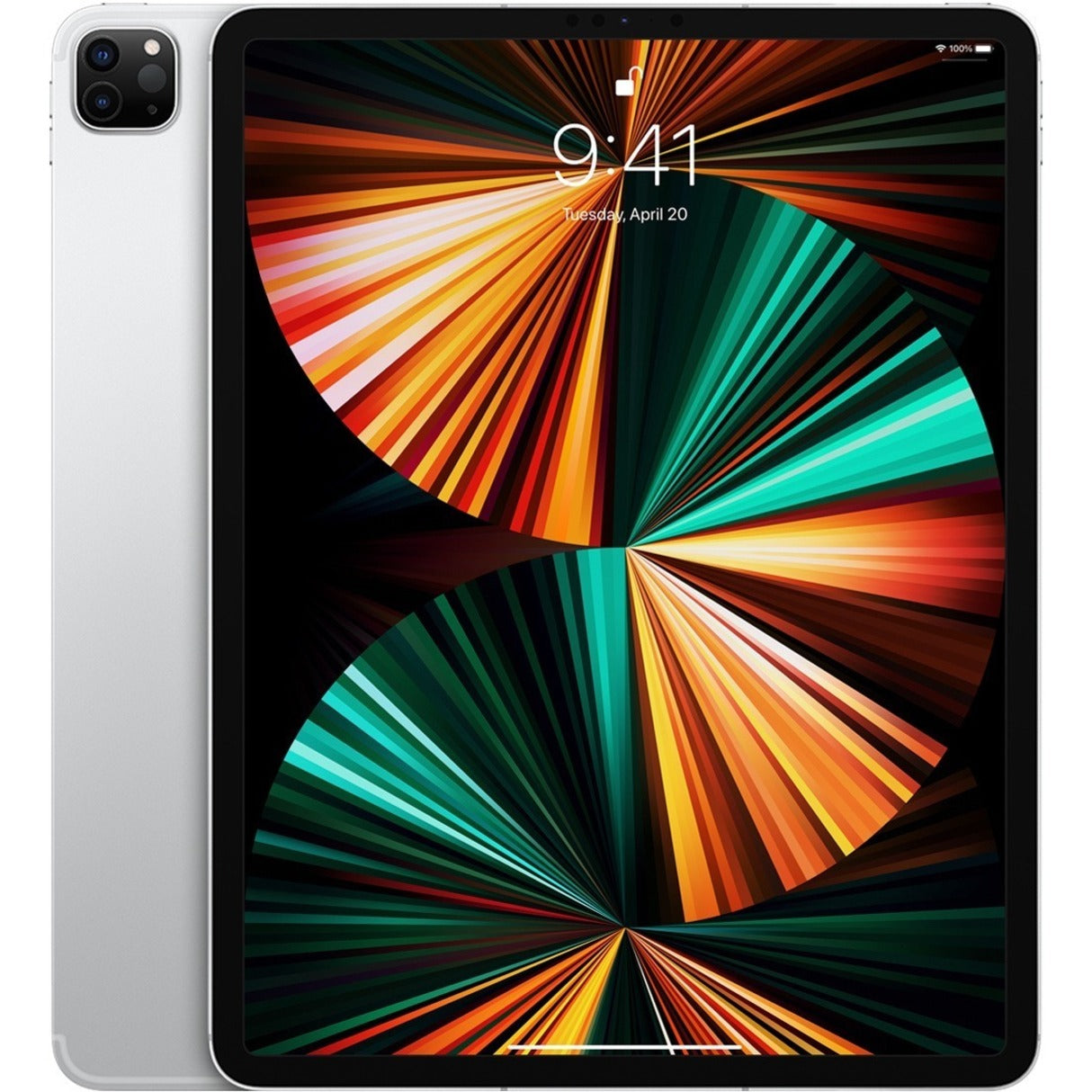 Apple MHNT3LL/A 12.9-Inch iPad Pro (Latest Model) with Wi-Fi + Cellular - 128GB (Unlocked), Silver