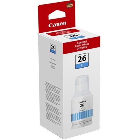 Canon 4421C001 GI-26 Pigment Cyan Ink Bottle, High Yield, 132 mL