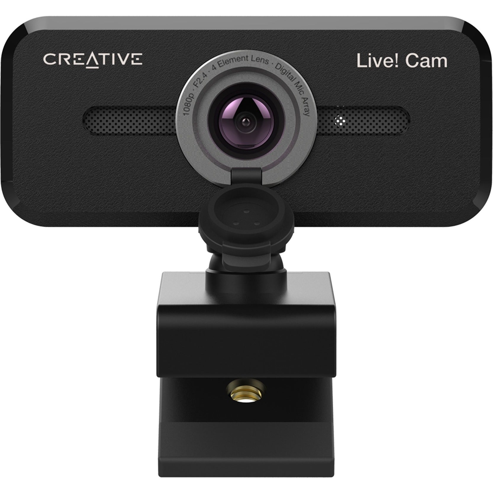 Creative 73VF088000000 Live! Cam Sync 1080p V2 Full HD Webcam, Auto Mute, Noise Cancellation
