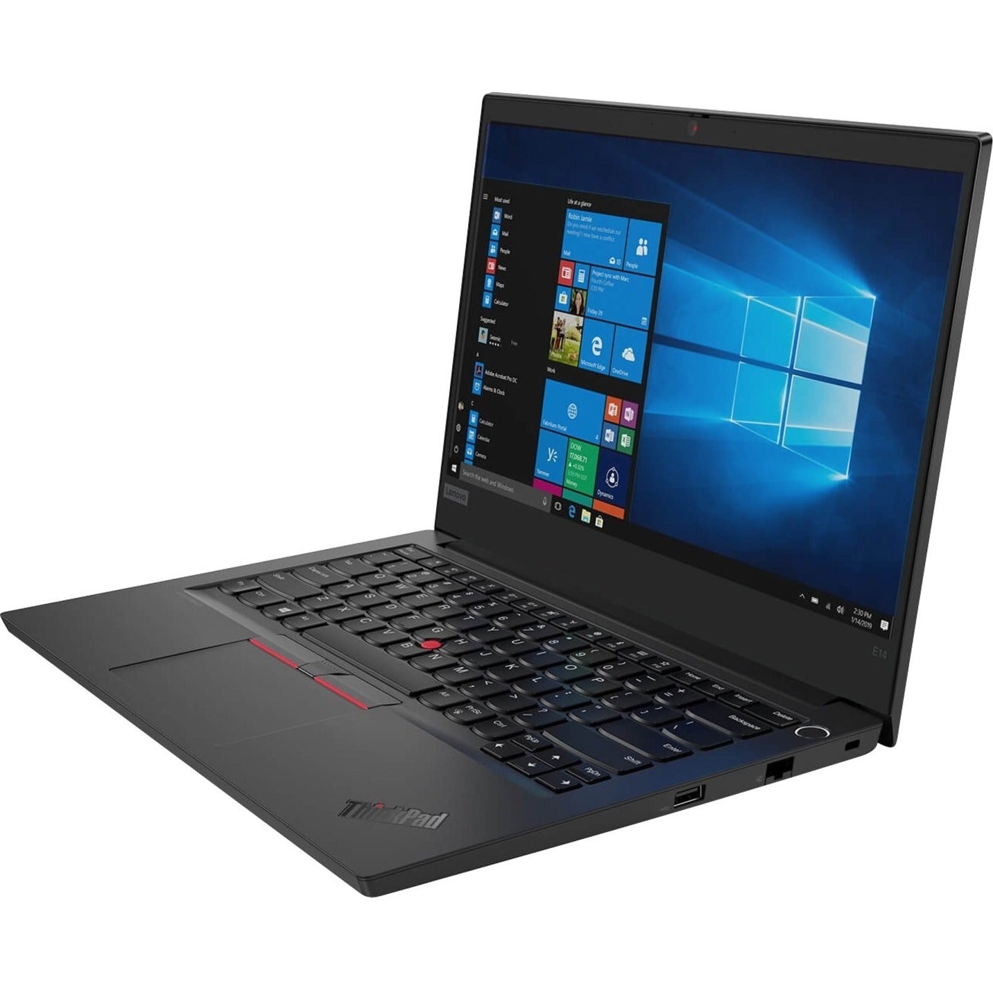 Lenovo 20Y70038US ThinkPad E14 Gen 3 (AMD) 14.0" Notebook, Ryzen 5, 16GB RAM, 256GB SSD, Windows 10 Pro