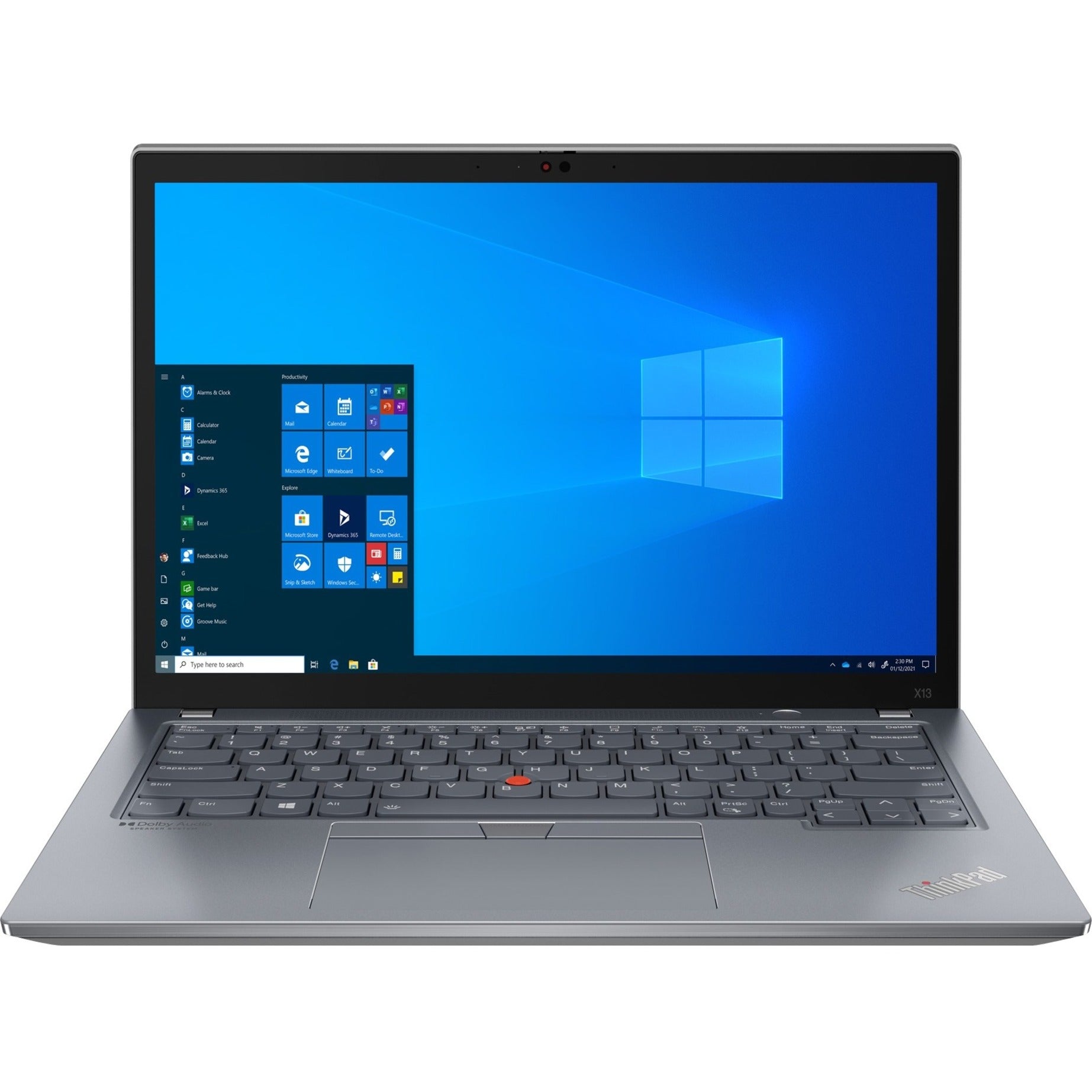 Lenovo 20WK009AUS ThinkPad X13 Gen 2 Notebook, Intel Core i5-1135G7, 8GB RAM, 256GB SSD, Windows 10