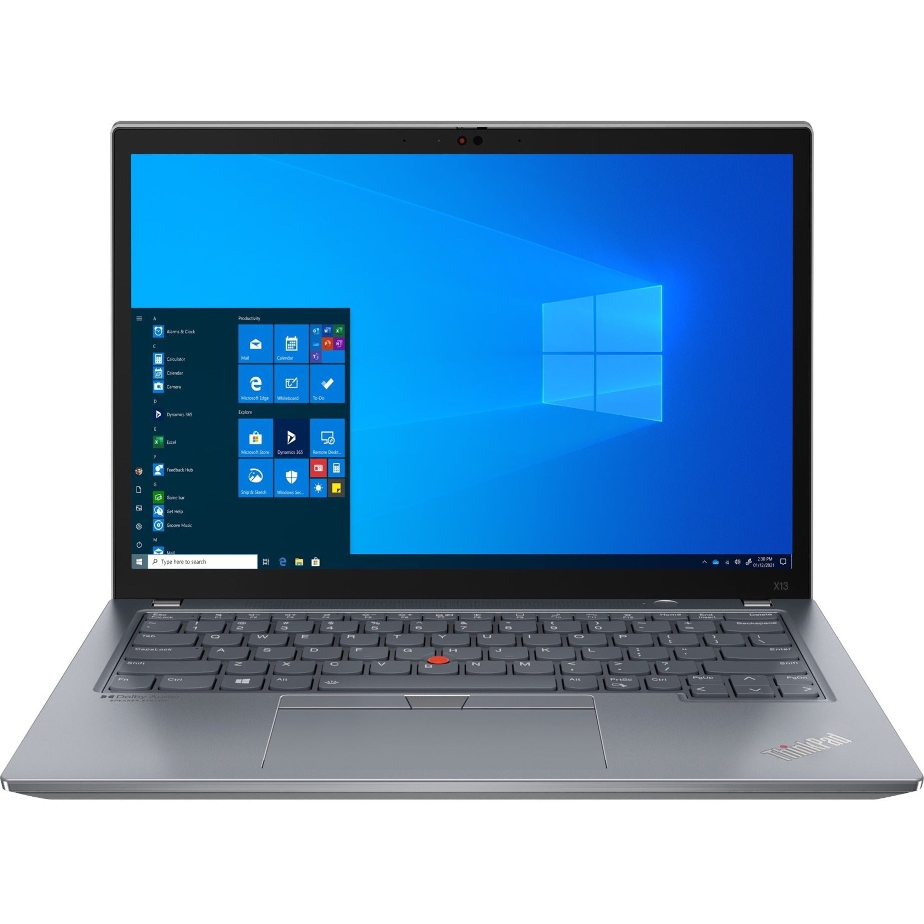 Lenovo 20WK009CUS ThinkPad X13 Gen 2 (Intel) 13.3 Touch Notebook, Core i5, 16GB RAM, 512GB SSD, Windows 10
