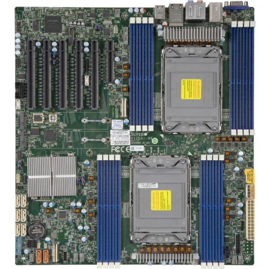 Supermicro MBD-X12DAI-N6-O X12DAI-N6 Server Motherboard, C621A S4189 Max4TB DDR4 PCIE VGA D-Sub E-ATX RTL