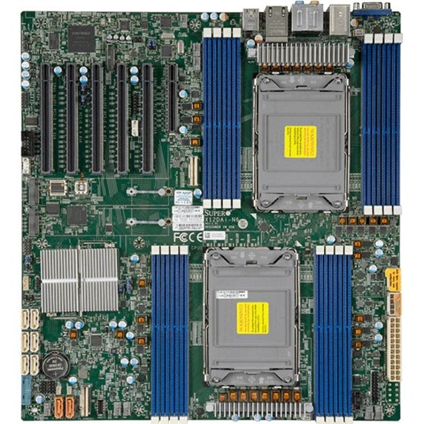 Supermicro MBD-X12DAI-N6-B X12DAI-N6 Server Motherboard, Intel Xeon Supported, 6 TB Memory, RAID Supported, Extended ATX