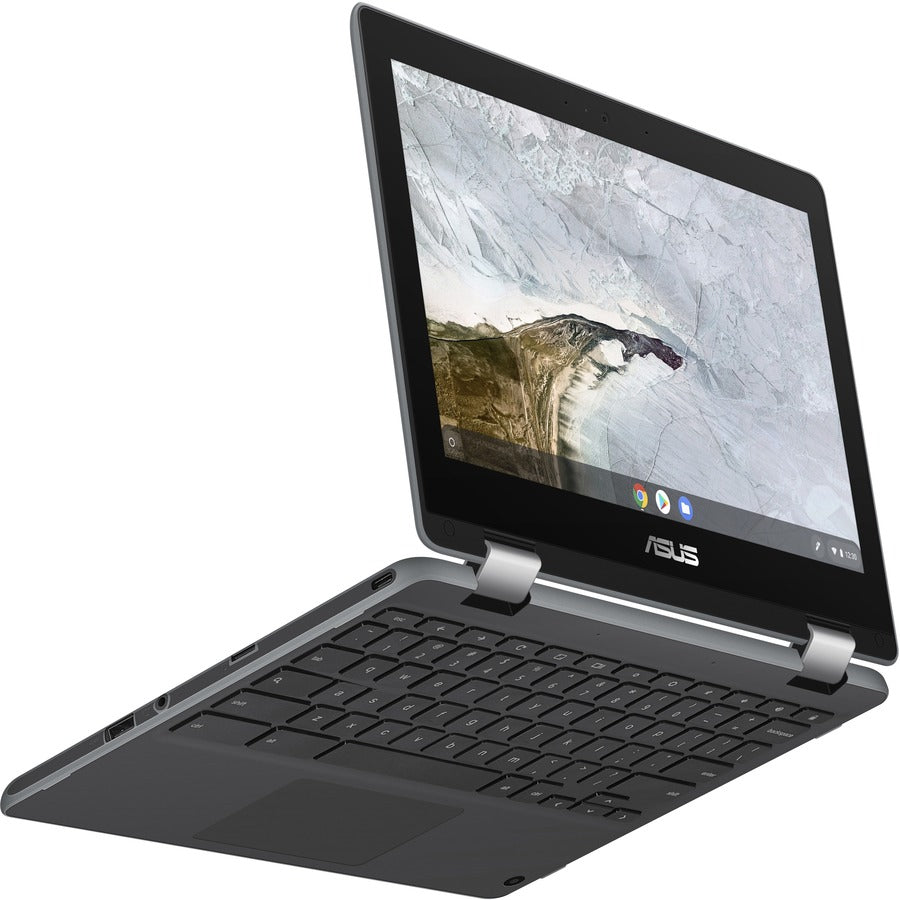 Asus C214MA-YZ02T Chromebook Flip, 11.6" Touch Screen, Intel Celeron N4020, 4GB RAM, 32GB eMMC, Chrome OS