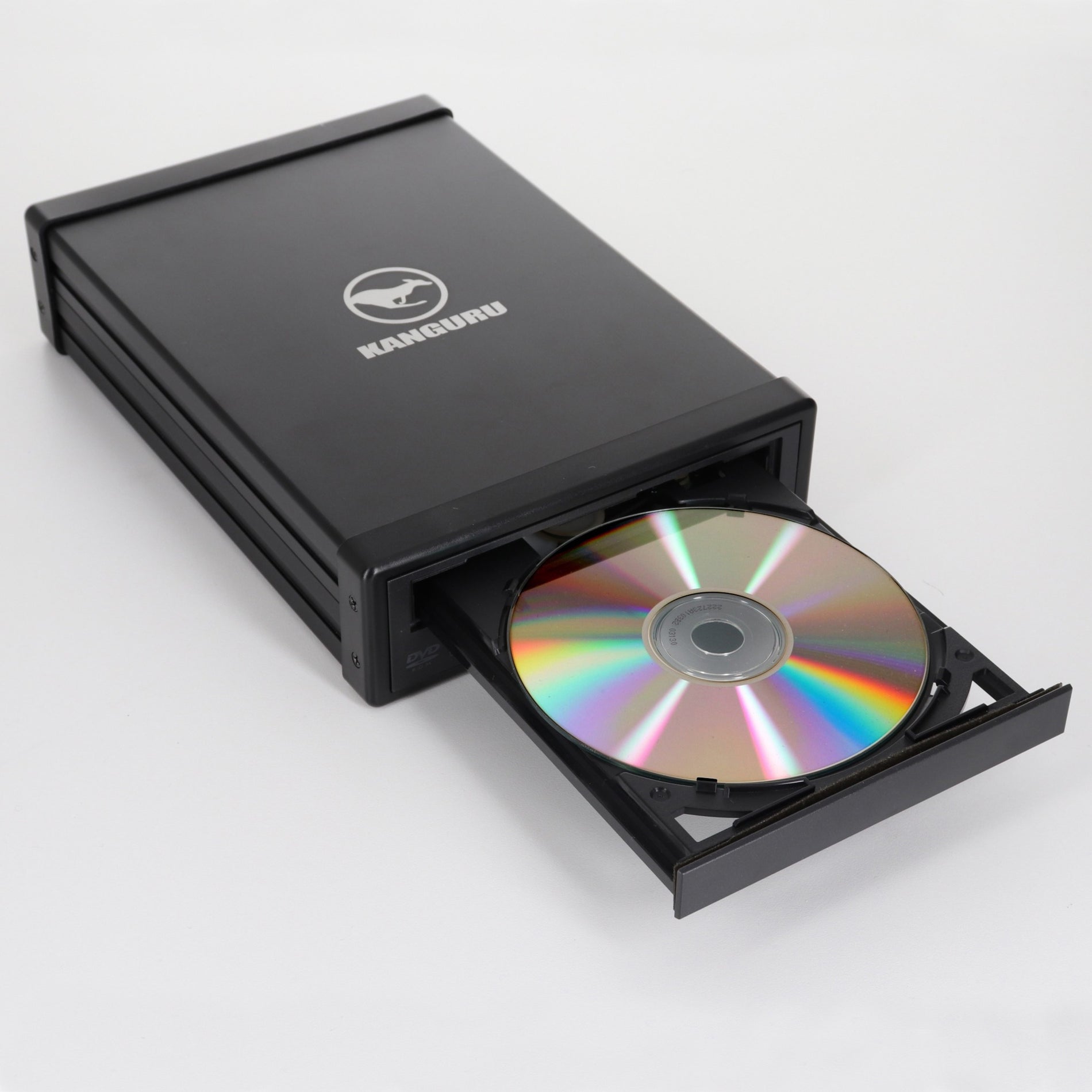 Kanguru U3-DVDRW-24X Full Size DVD+/-RW USB3.0 24x (Dual Format, Dual Layer), TAA Compliant DVD-Writer - External, Black