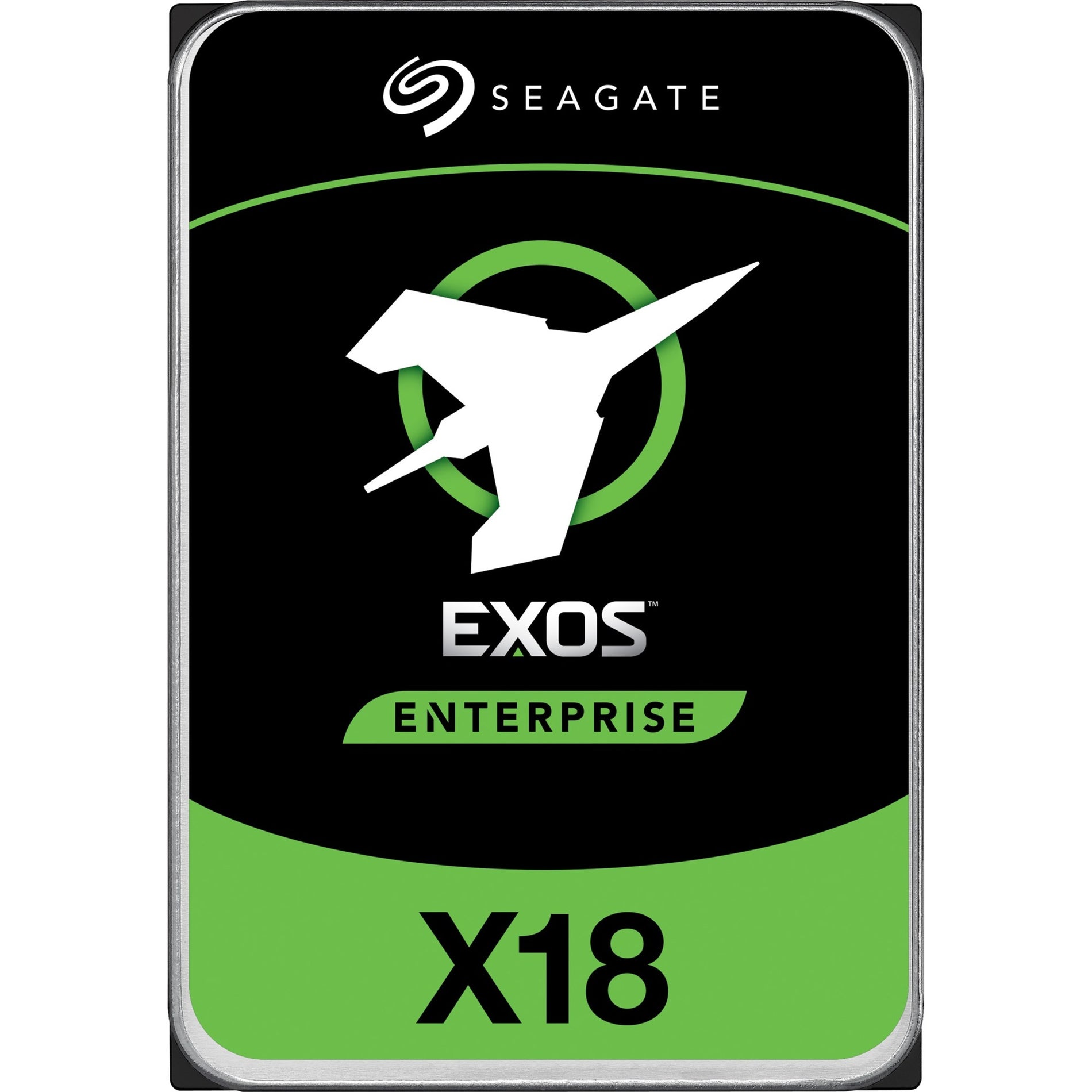 Seagate ST12000NM004J Exos X18 Hard Drive, 12TB Storage Capacity, 7200 RPM, 512e/4Kn, 5 Year Warranty
