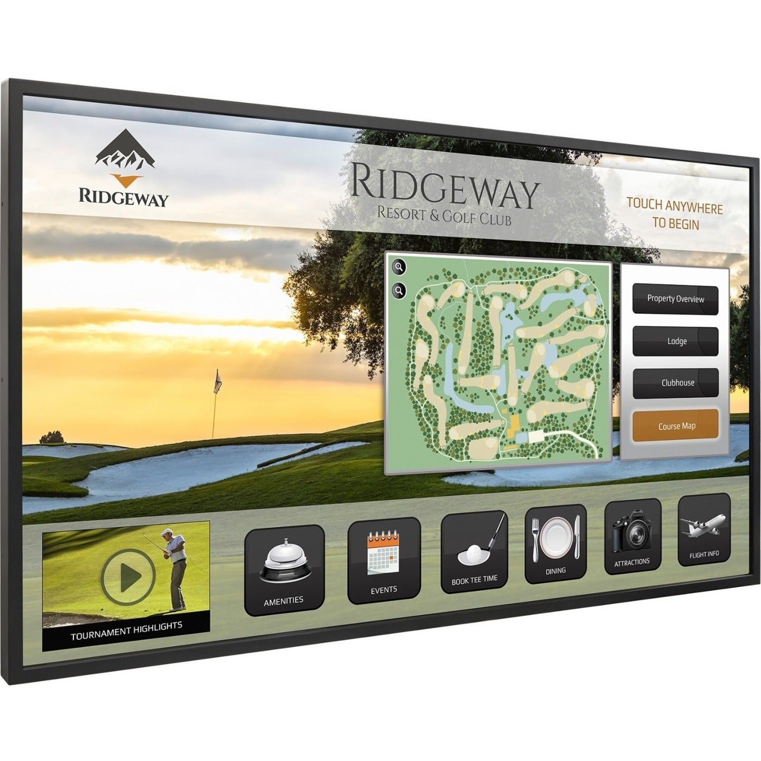Planar 997-9249-02 EP5024K-T 4K Interactive LCD Display, 50" Screen Size, Touchscreen, Edge LED, 3 Year Warranty