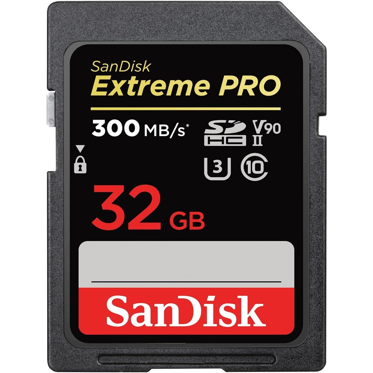 SanDisk SDSDXDK-032G-ANCIN Extreme PRO SDHC UHS-II - 32GB, 300MB/s Read Speed, 260MB/s Write Speed