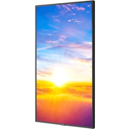 NEC P495 professional display showing vibrant sunset sky with gradient colors from blue to orange-alternate-image1