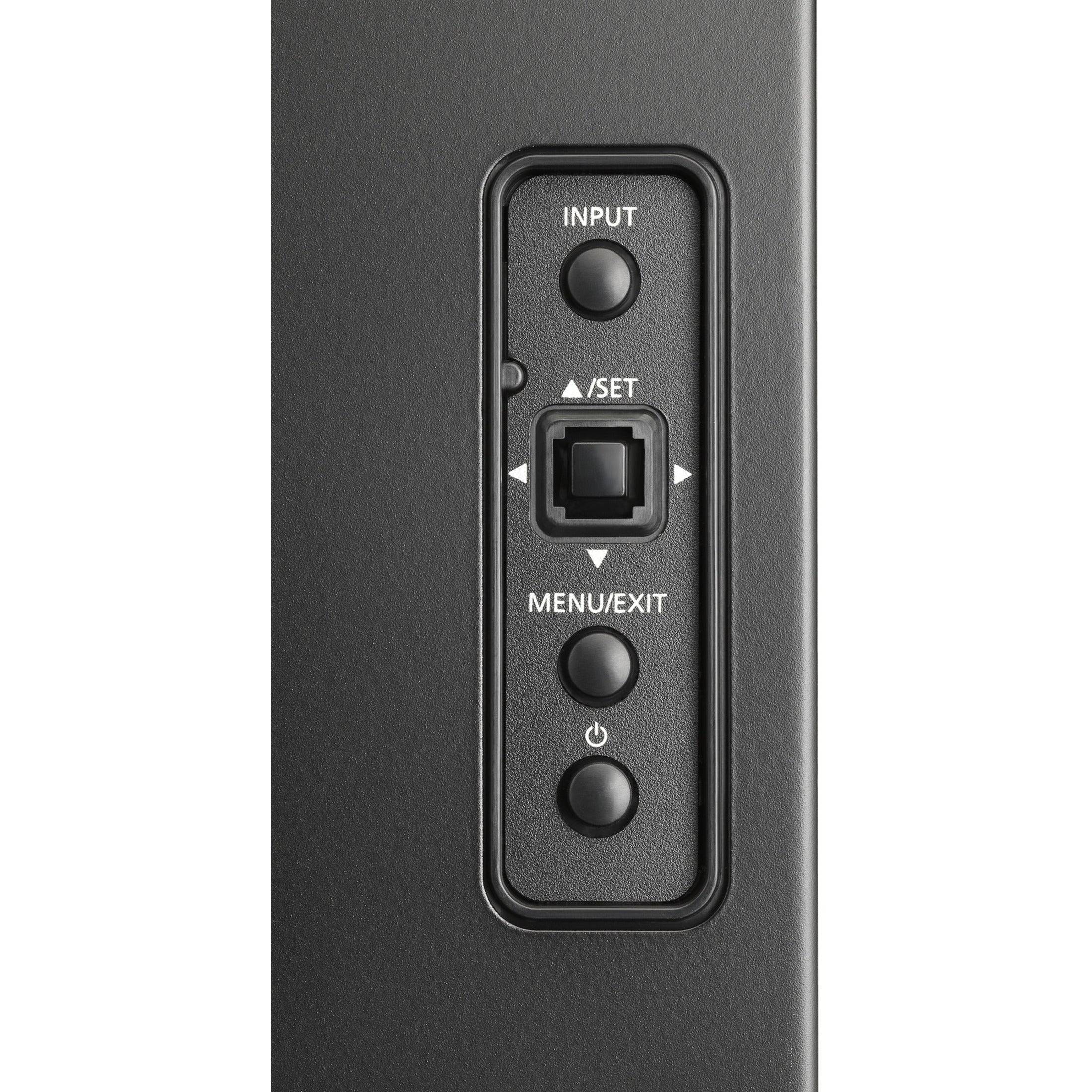 Close-up of NEC P495 display's control panel interface-alternate-image7