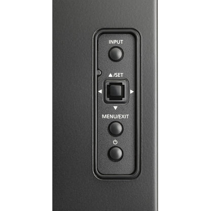 Close-up of NEC P495 display's control panel interface-alternate-image7