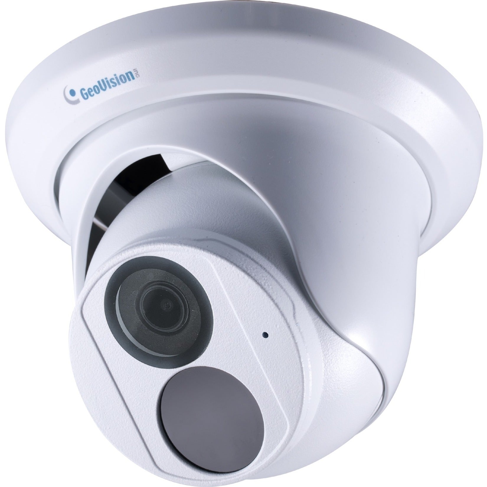 GeoVision 125-EBD8800-000 AI 8MP H.265 Super Low Lux WDR Pro IR Eyeball IP Dome, Outdoor Security Camera