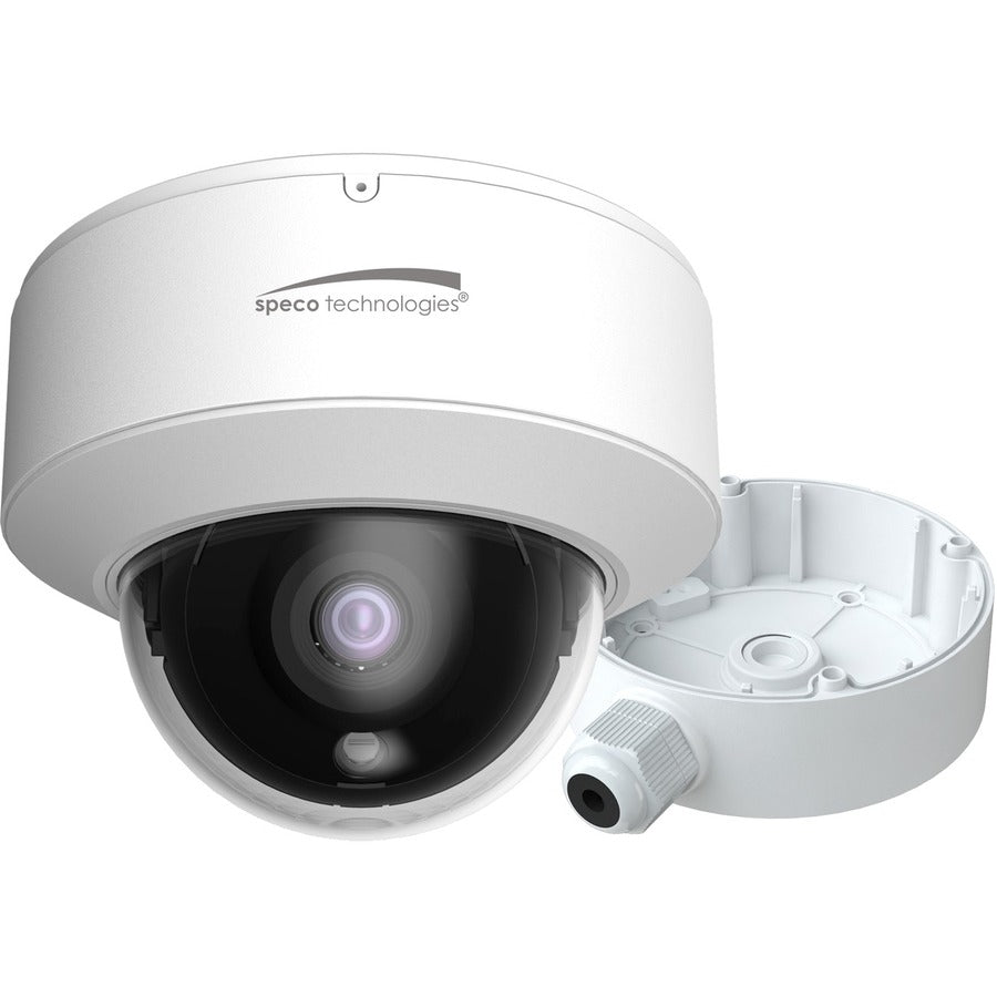 Speco VLD5 2MP HD-TVI IR Dome Camera with Junction Box, Full HD Surveillance Camera, Color