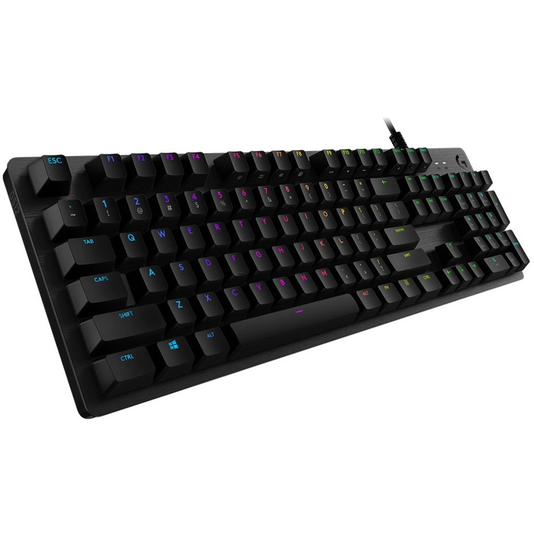 Logitech 920-009360 G512 Lightsync RGB Mechanical Gaming Keyboard, Carbon, USB, 2 Year Warranty
