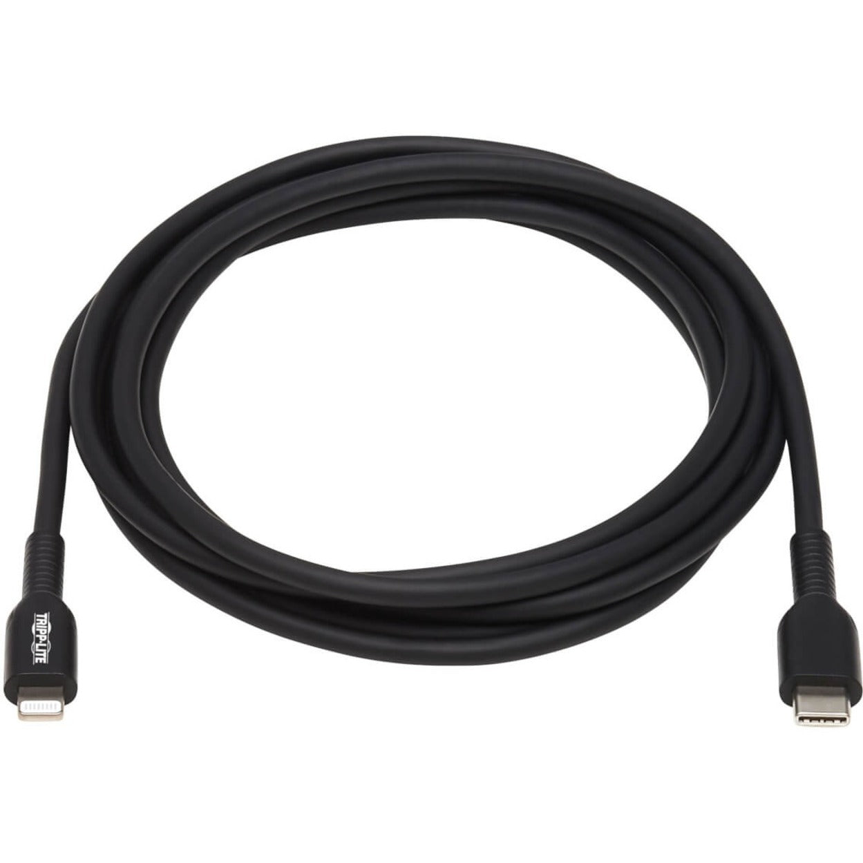 Tripp Lite M102-02M-BK USB-C to Lightning Sync/Charge Cable (M/M), MFi Certified, Black, 2m (6.6 ft.)