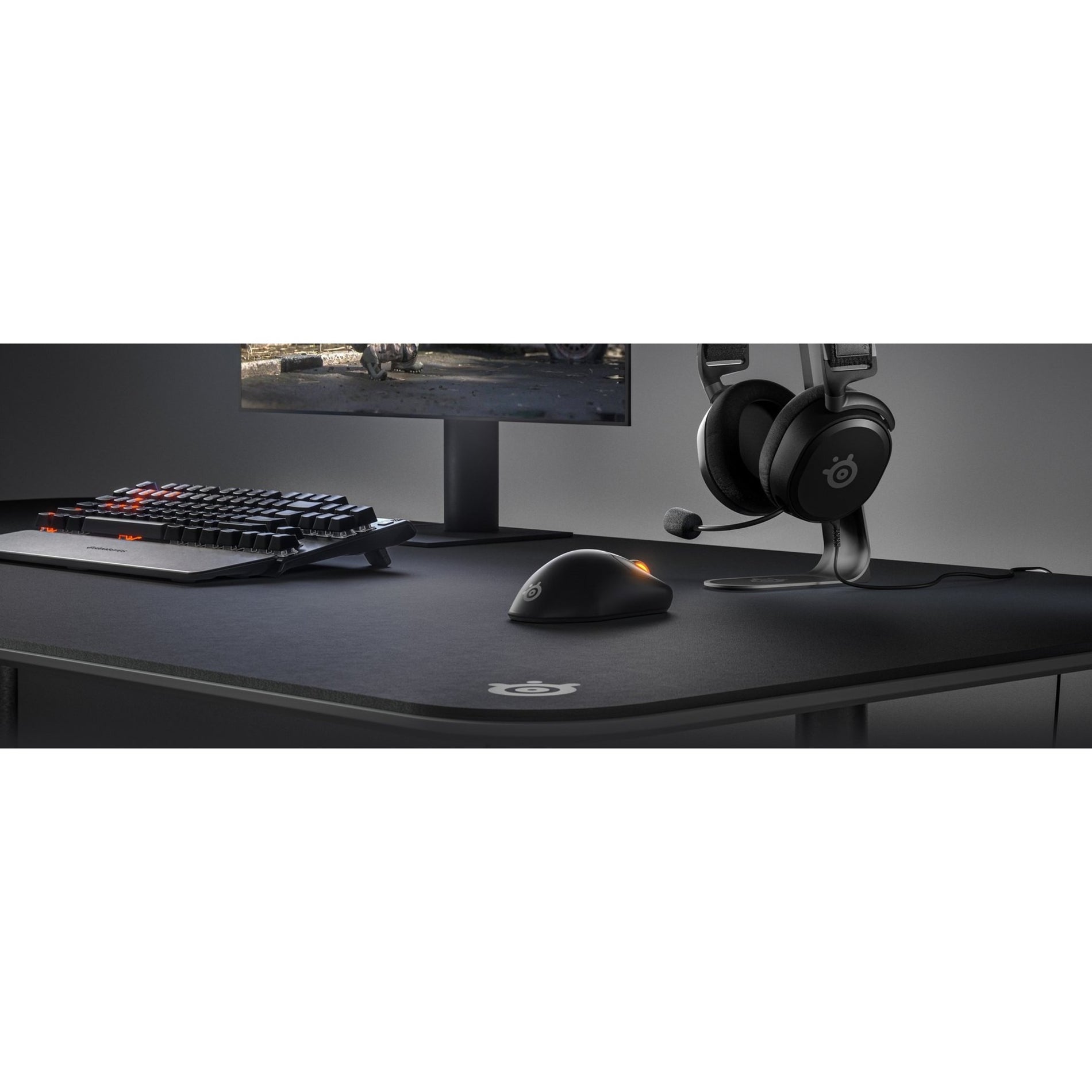 SteelSeries 62490 Prime+ Tournament-Ready Pro Series Gaming Mouse, Ergonomic Fit, 18000 dpi, USB Type A