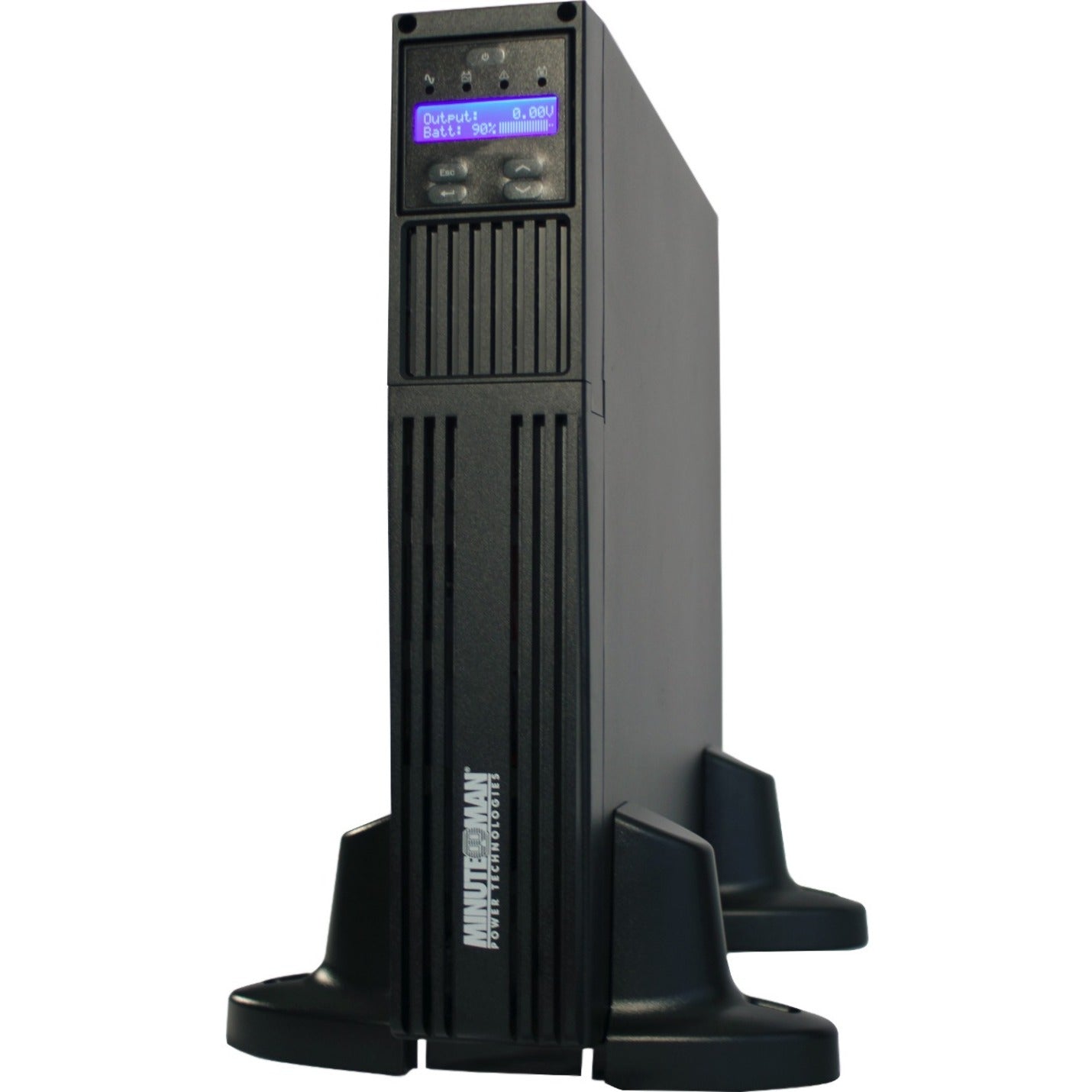 Minuteman EXR2000RT2U EXR 2000VA Tower/Rack/Wall Mountable UPS, 2000 VA/1800 W, True Sine Wave, LCD Display