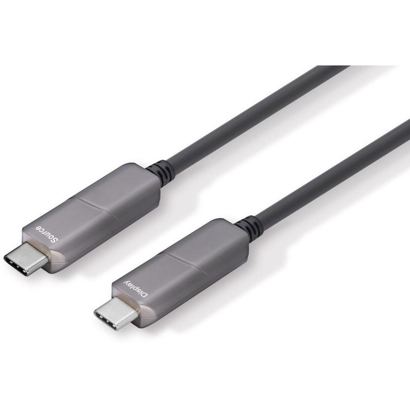 4XEM 4XUSBCFIBER50M 50M Fiber USB Type-C Cable, 4K@60HZ 21.6 Gbps, Plug & Play
