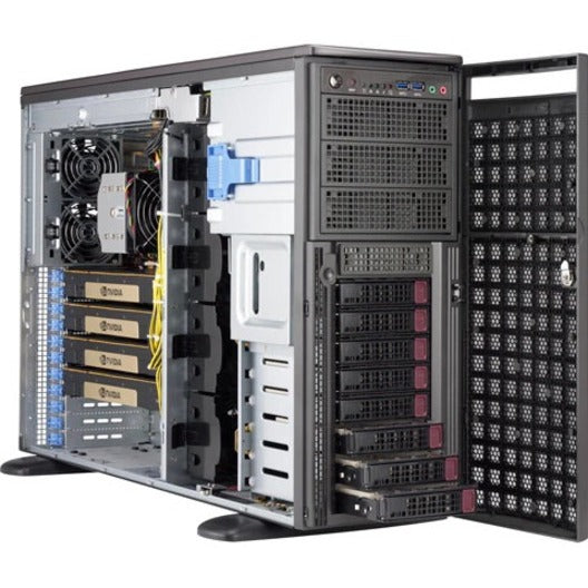 Supermicro SYS-540A-TR NR SUPERWORKSTATION X12SPA-TF 747BTS-R2K20BP ROHS Barebone System, Tower Form Factor, 4 TB Maximum Memory Supported