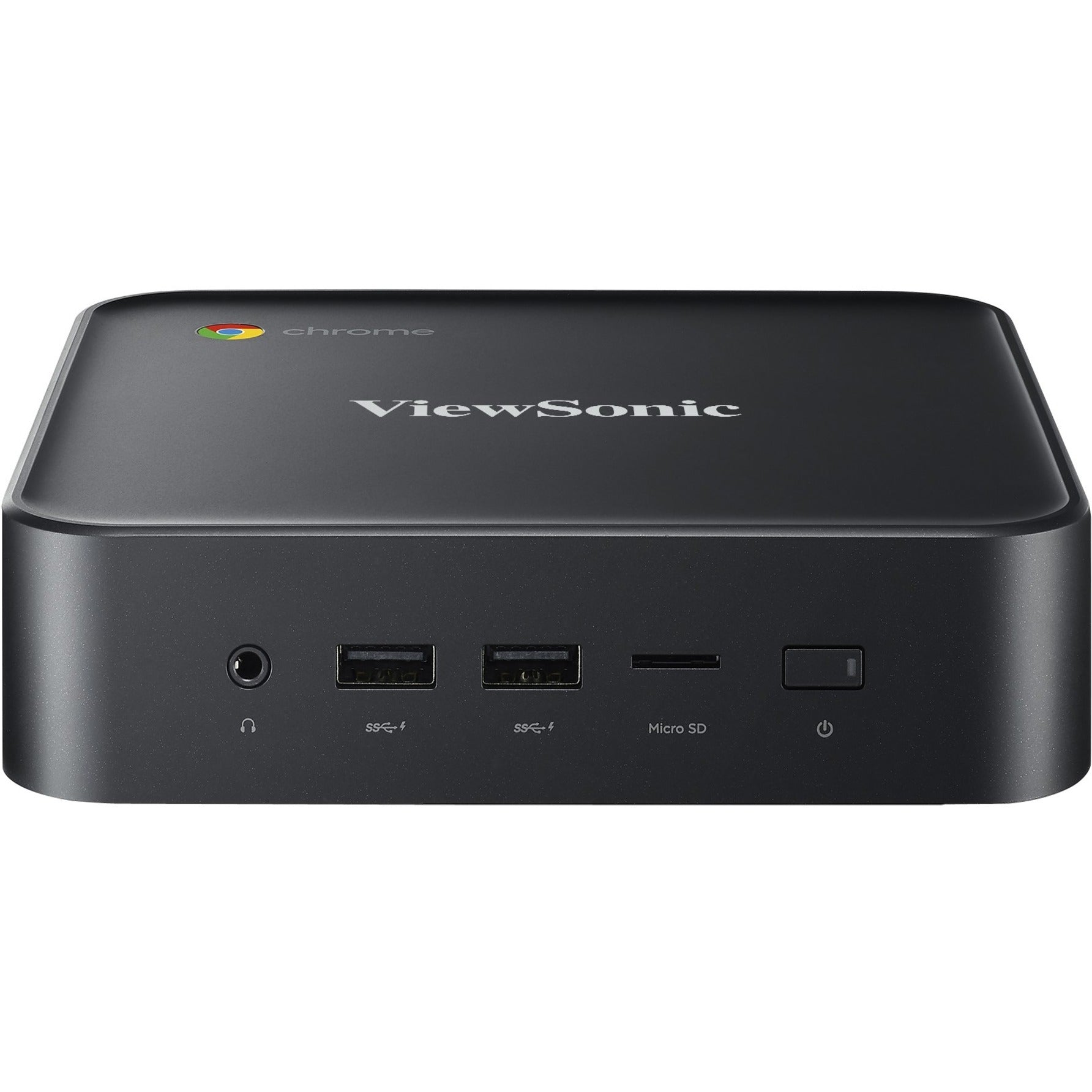 ViewSonic NMP760 Chromebox, Intel Celeron 5205U 1.9GHz, 8GB DDR4, 64GB SSD, Chrome OS, Google Play Store, Built-in Security