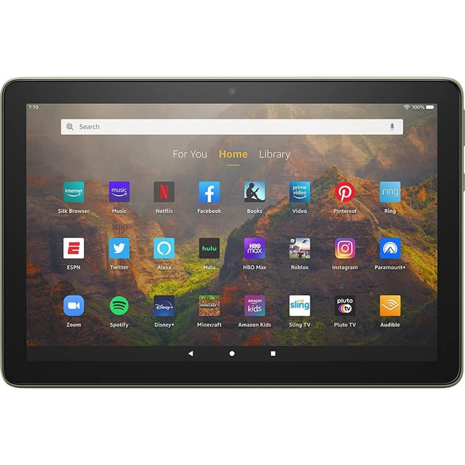 Amazon B08F5M1K9M Fire HD 10 Tablet, 10.1 Full HD Screen, 64GB Storage, Olive