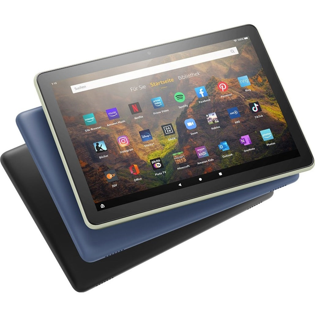 Amazon B08F5M1K9M Fire HD 10 Tablet, 10.1" Full HD Screen, 64GB Storage, Olive