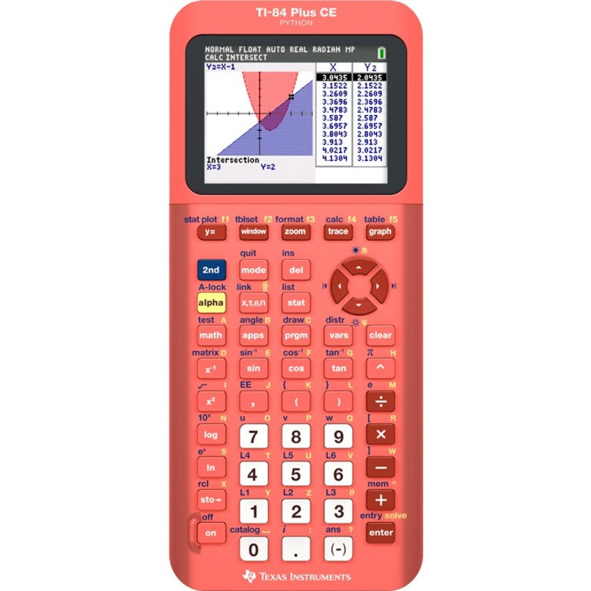 Texas Instruments 84CEPY/TPK/2L1 TI-84 Plus CE Graphing Calculator, Advanced Functionality for Math and Graphing