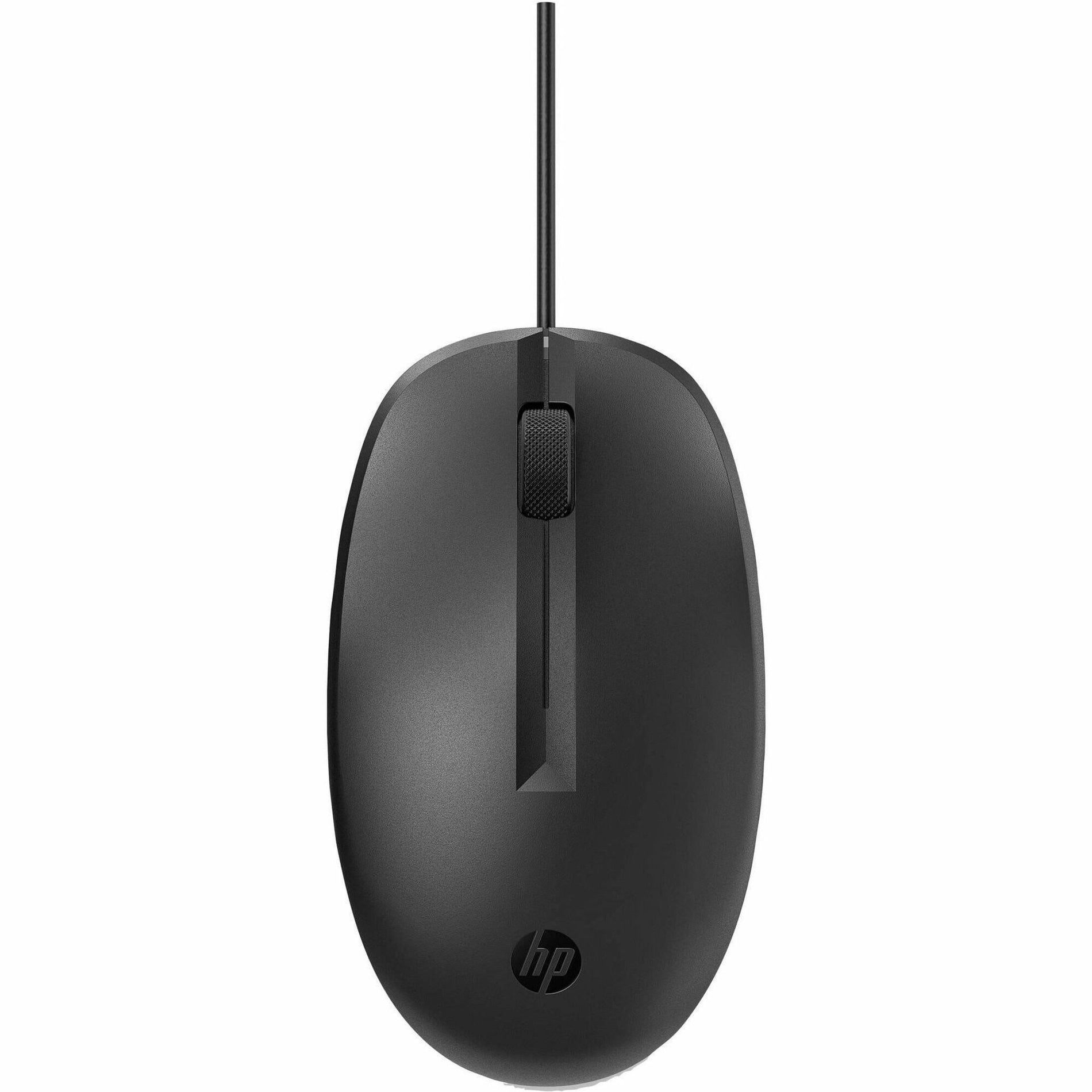 HP 265A9UT 125 Wired Mouse, USB Optical Scroll Wheel, 1200 dpi