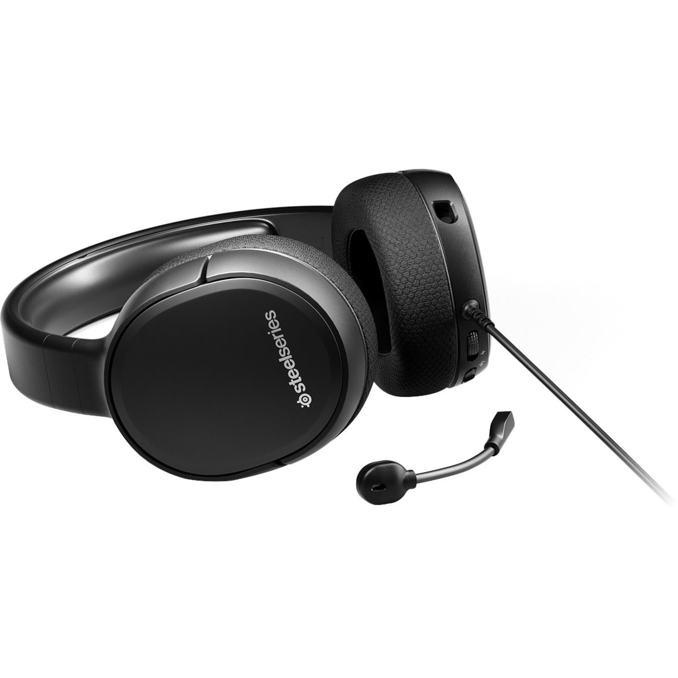 SteelSeries 61487 ARCTIS 1 All-Platform Wired Gaming Headset, Over-the-head, Detachable Microphone, Noise Cancelling, Bi-directional