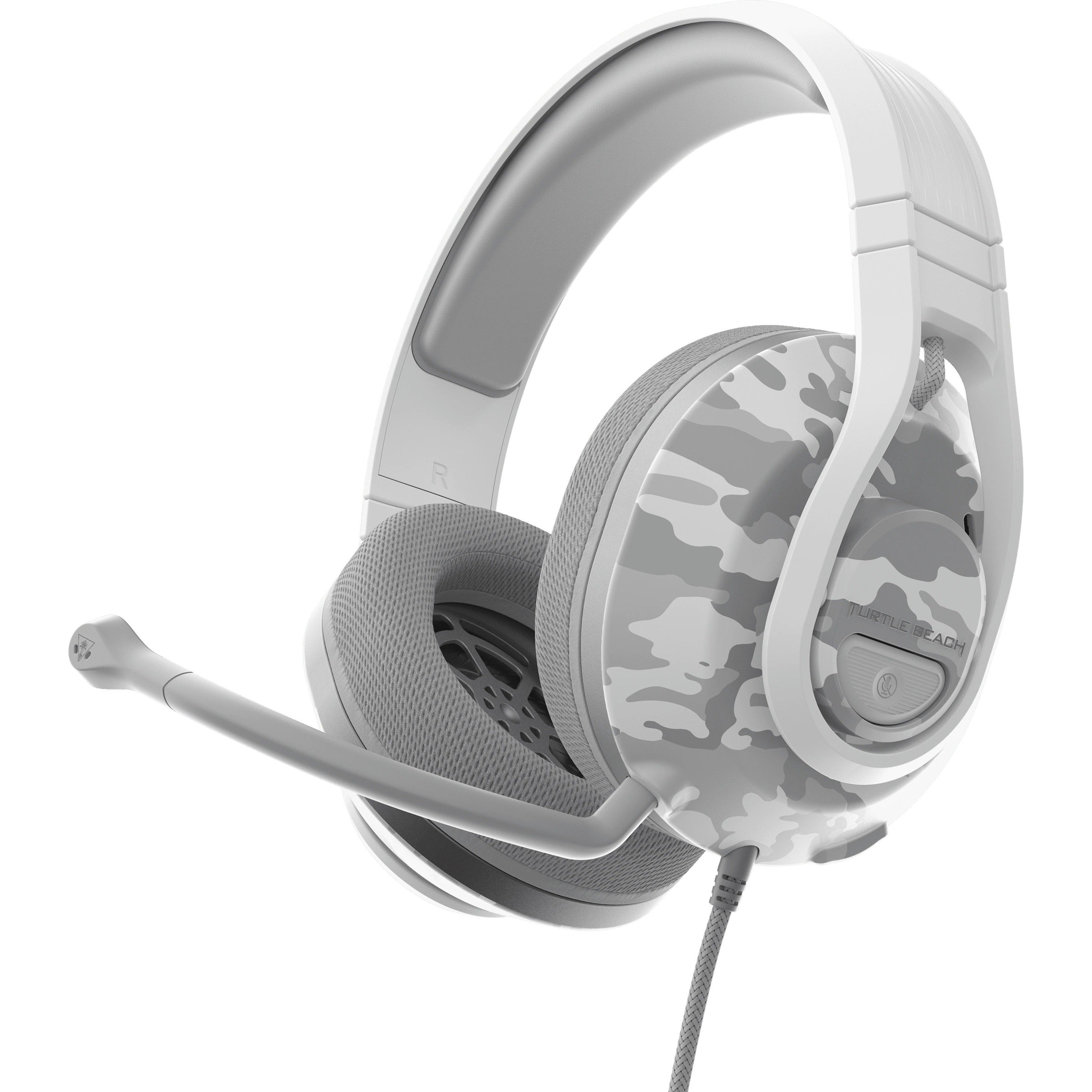 Turtle Beach TBS-6405-01 Recon 500 Headset - Arctic Camo, Gaming Headset with Adjustable Headband, Detachable Microphone, Stereo Sound