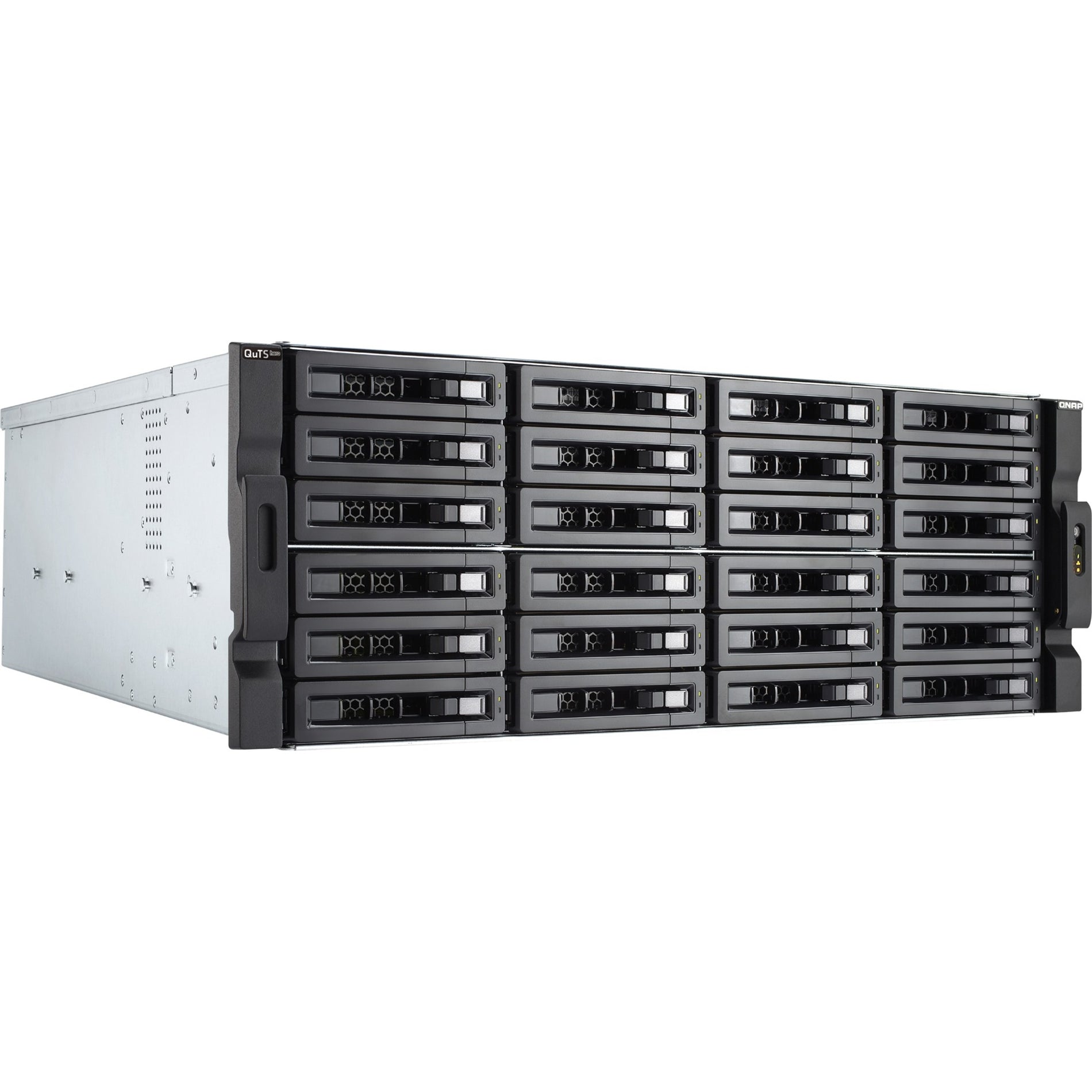 QNAP TSH2477XURP3700X32G TS-H2477XU-RP-3700X-32G SAN/NAS Storage System, 24 Bays, 32GB RAM, 4U Rack-mountable