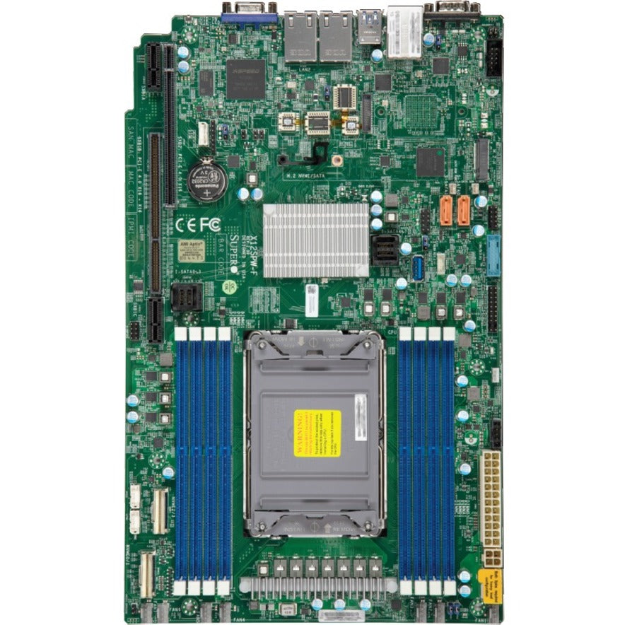 Supermicro MBD-X12SPW-F-B X12SPW-F Server Motherboard, LGA 4189 C621A ATX DDR4 8 DIMM PCI-E M.2 DUAL LAN