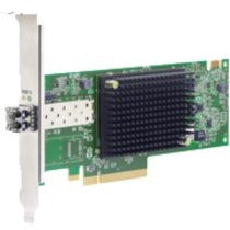 Broadcom LPE35000-M2 FC Host Bus Adapter, 32 Gbit/s Data Transfer Rate, Optical Fiber, PCI Express 4.0 x8