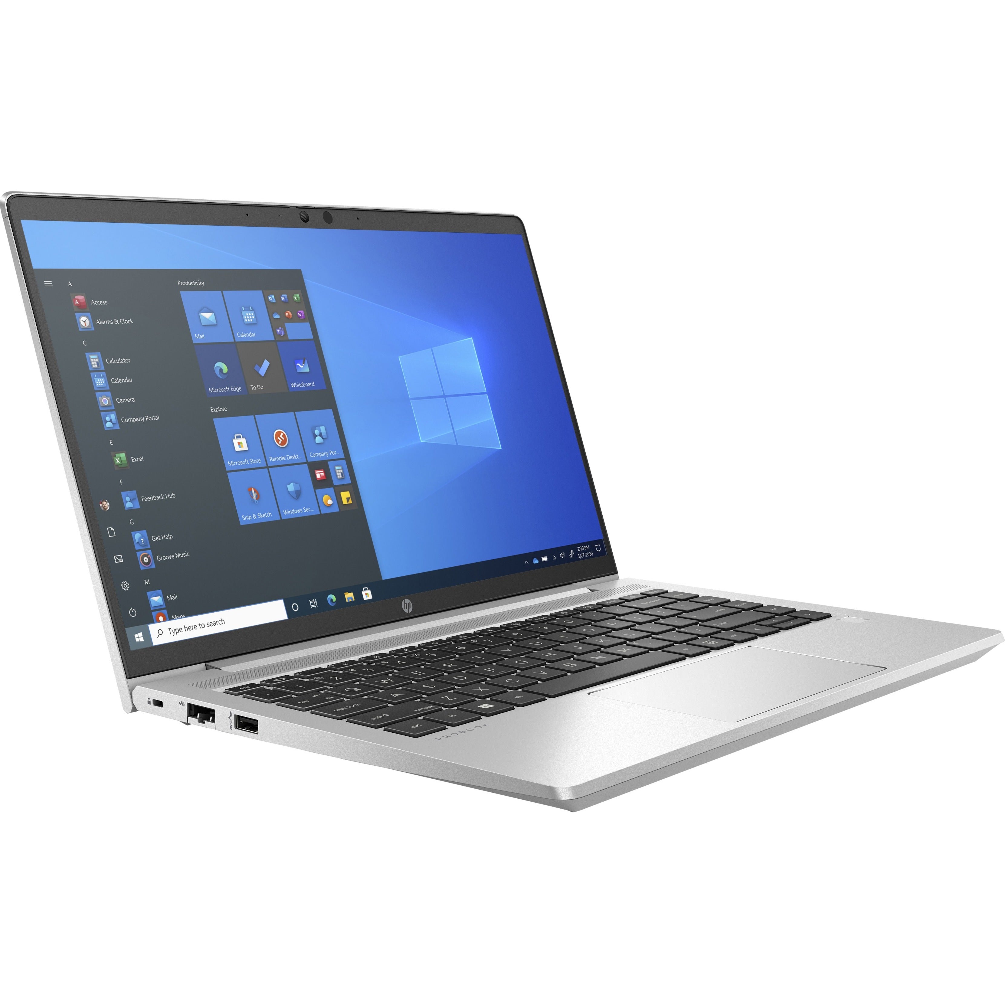 HP ProBook 445 G8 14 Notebook, Full HD, Ryzen 5, 8GB RAM, 256GB SSD, Pike Silver Aluminum