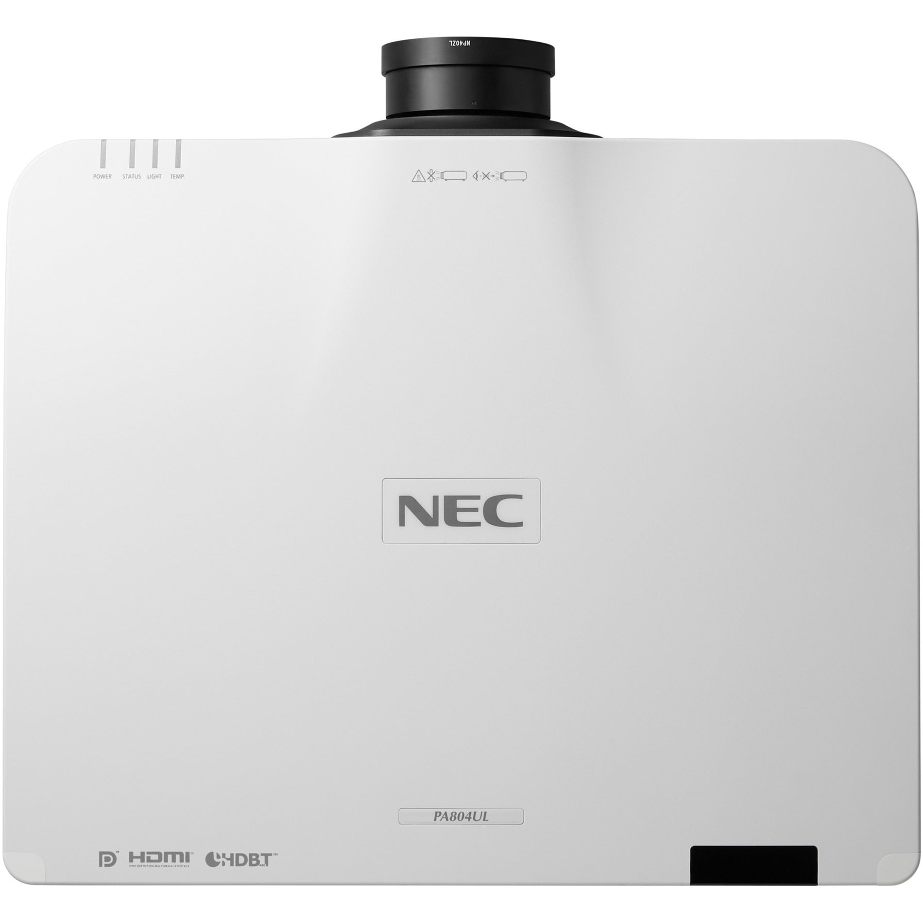 Sharp NEC Display NP-PA804UL-W 8200-Lumen Professional Installation Projector w/ 4K Support, 16:10, White
