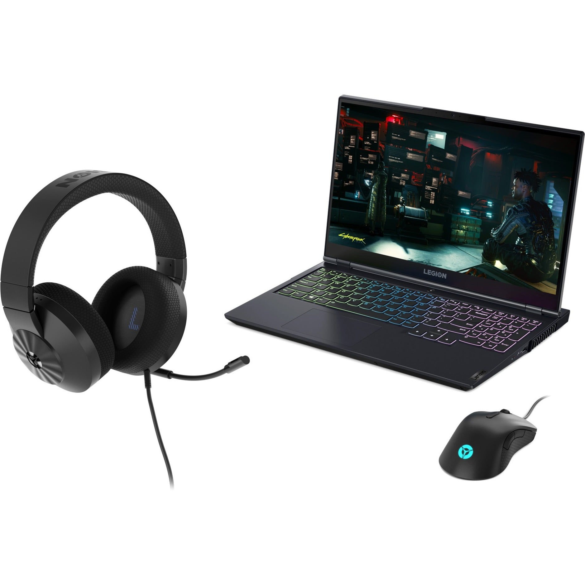 Lenovo GXD1B87065 Legion H200 Gaming Headset Over-the-head Binaural Stereo Gaming Headset with Noise Cancelling Microphone