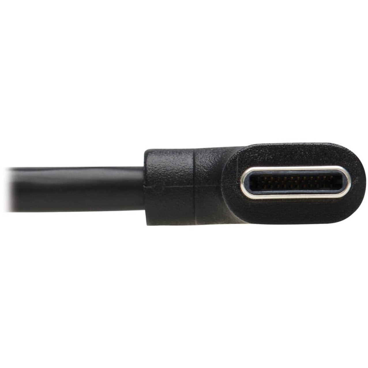 Tripp Lite U040-01M-C-RA USB-C to USB-C Cable, M/M, Black, 1 m (3.3 ft.), Right-Angled Connector, Reversible, USB-Power Delivery (USB PD), Charging