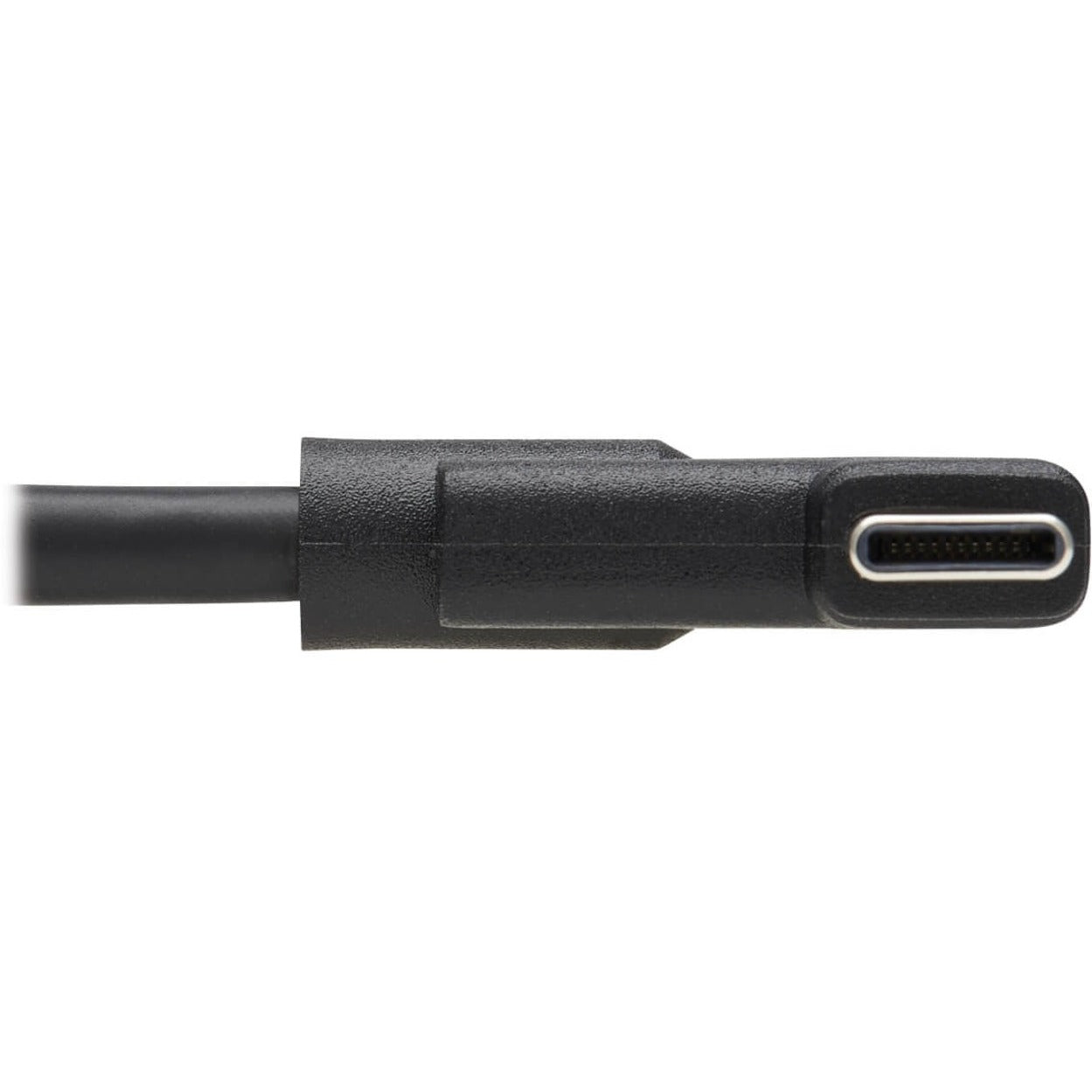Tripp Lite U420-01M-RA USB-C to USB-C Cable, M/M, Black, 1 m (3.3 ft.), Right-Angled Connector, USB Power Delivery (USB PD), Charging