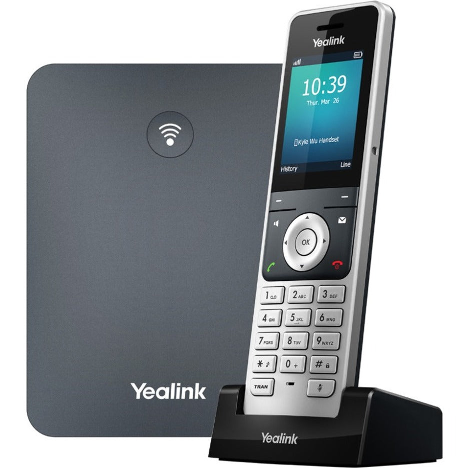 Yealink W76P High-performance DECT IP Phone System, User-centric Design, USB, RJ-45, Caller ID, Speakerphone