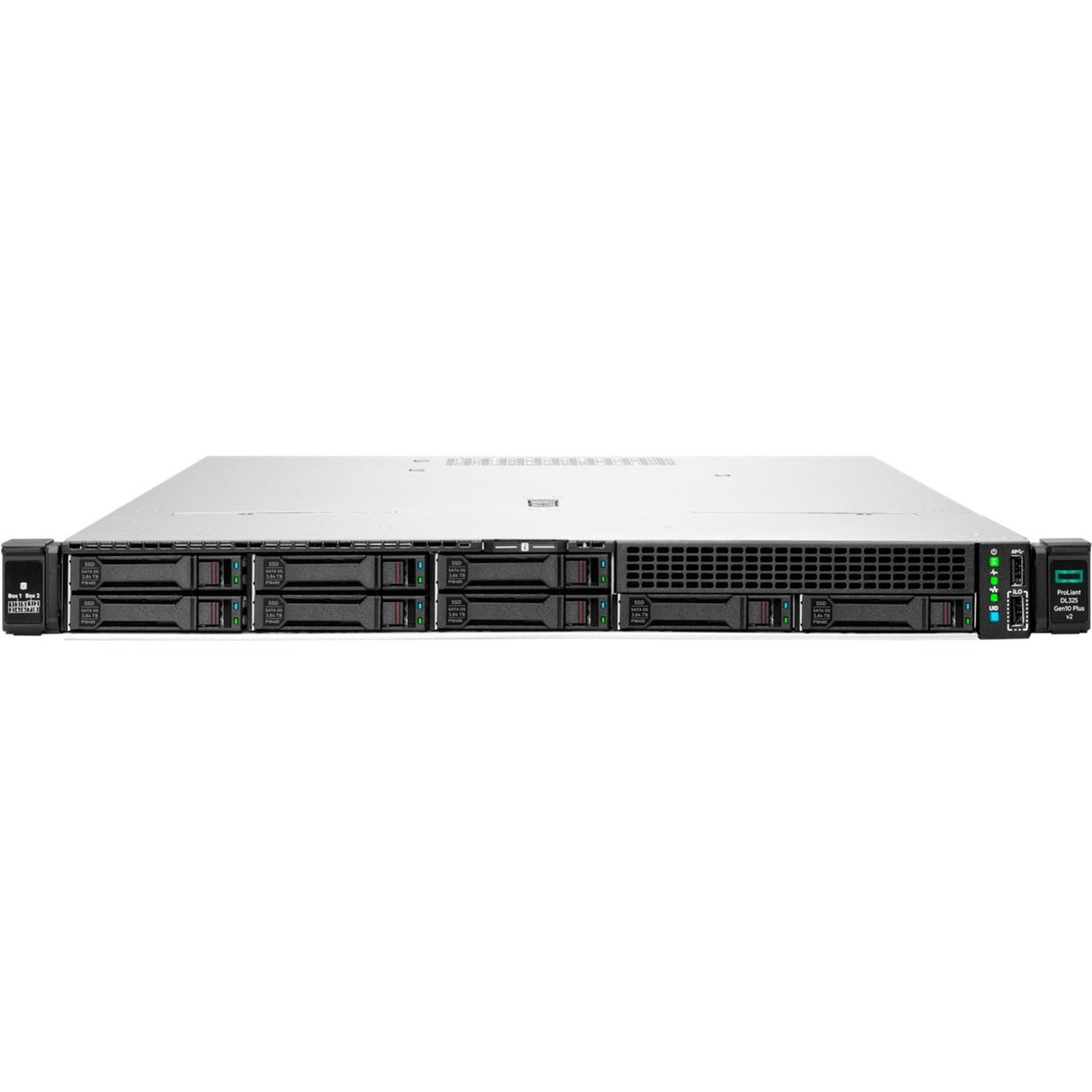 HPE P38477-B21 ProLiant DL325 Gen10 Plus v2 7313P 3.0GHz 16-core 1P 32GB-R 8SFF 500W PS Server, 1U Rack, 1TB Max Memory, RAID Supported