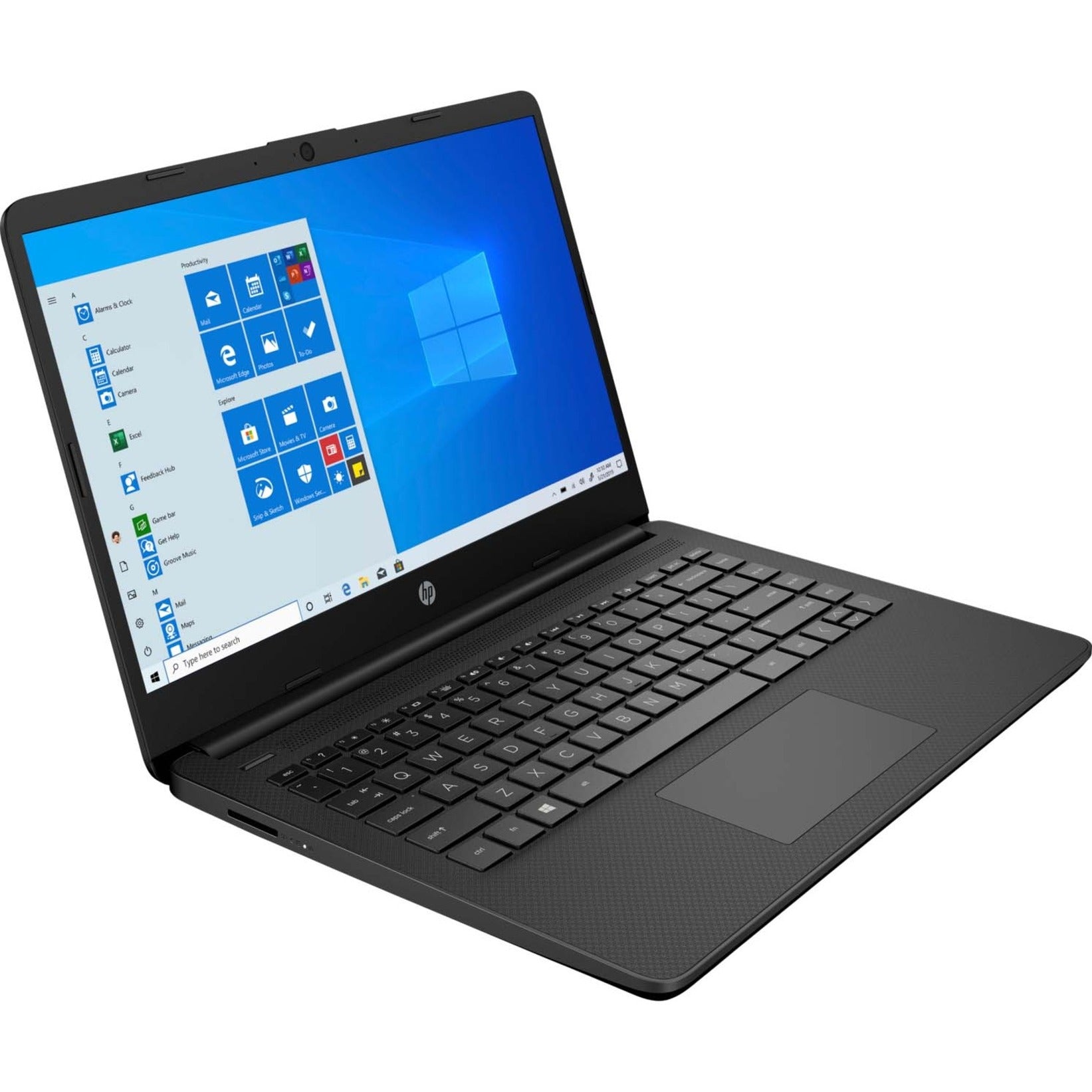 HP Laptop 14-dq0020nr, 14 HD Notebook, Intel Celeron N4020, 4GB RAM, 64GB Flash Memory, Jet Black